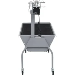 vidaXL Cocina Y Comedor-Parrilla De Barbacoa Con Asador Y Motor Eléctrico