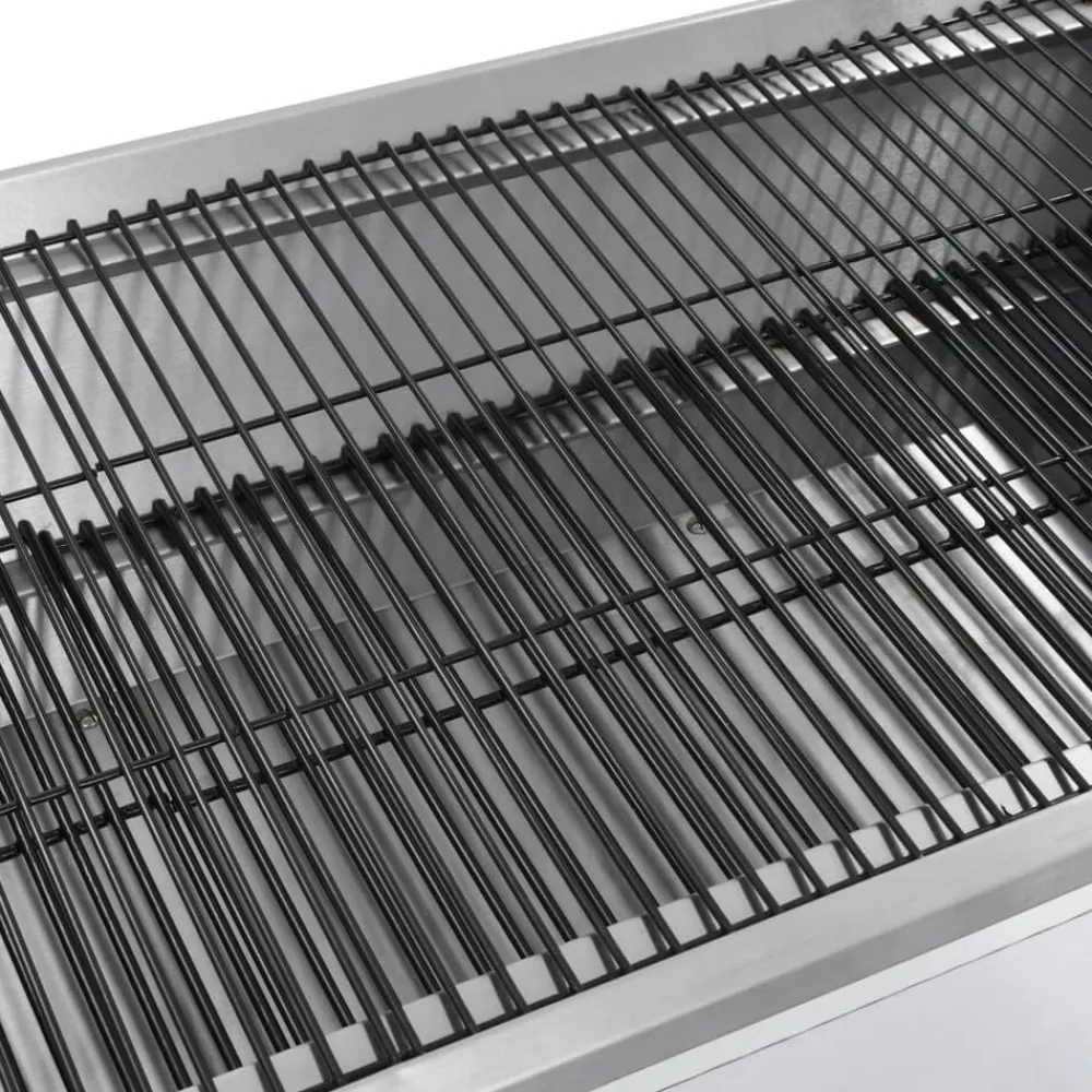 vidaXL Cocina Y Comedor-Parrilla De Barbacoa Con Asador Y Motor Eléctrico