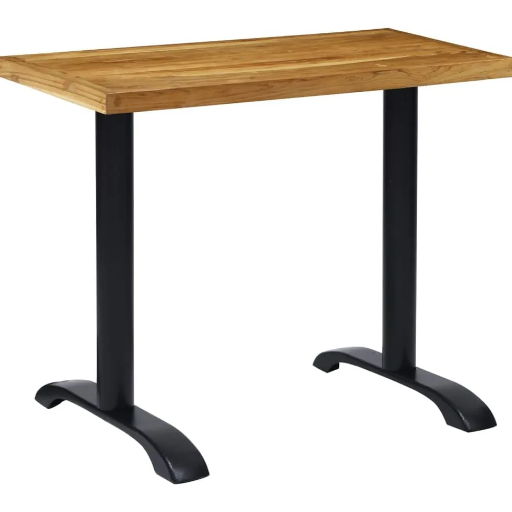 vidaXL Patas para mesa de bistró 2 uds. Hierro fundido negro 61x8x72cm Outlet