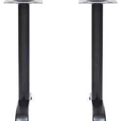 vidaXL Patas para mesa de bistró 2 uds. Hierro fundido negro 61x8x72cm Outlet