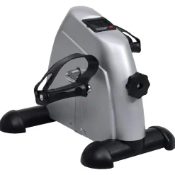 vidaXL Fitness Y Musculación-Pedalina plateada con carcasa de plástico