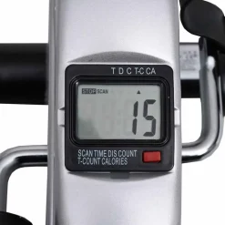 vidaXL Fitness Y Musculación-Pedalina plateada con carcasa de plástico