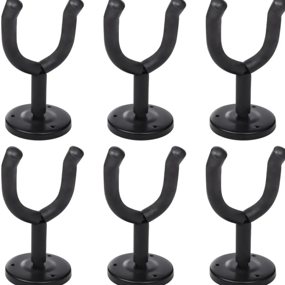 vidaXL Percha De Montaje En Pared Para Guitarra Set 6 Piezas Online