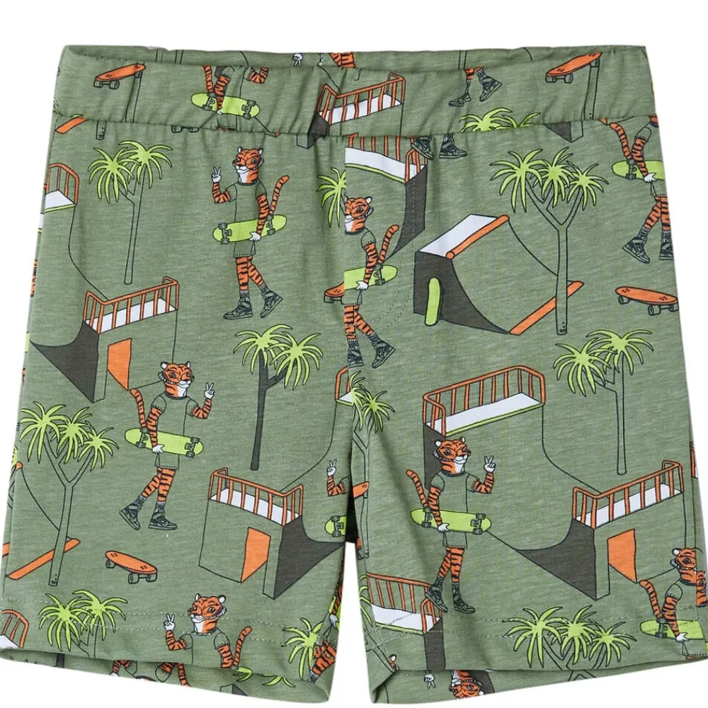 vidaXL Ropa Y Accesorios-Pijama de manga corta infantil caqui claro 92