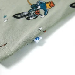vidaXL Ropa Y Accesorios-Pijama de manga corta infantil caqui claro 92