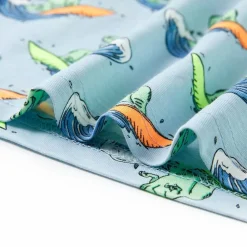 vidaXL Ropa Y Accesorios-Pijama de niños de manga corta azul claro 104
