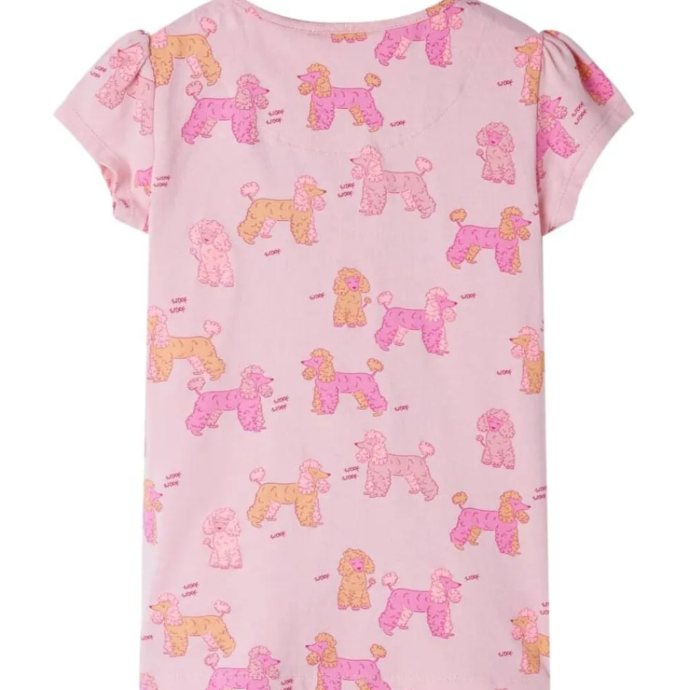 vidaXL Pijama infantil de manga corta rosa claro 92 Outlet