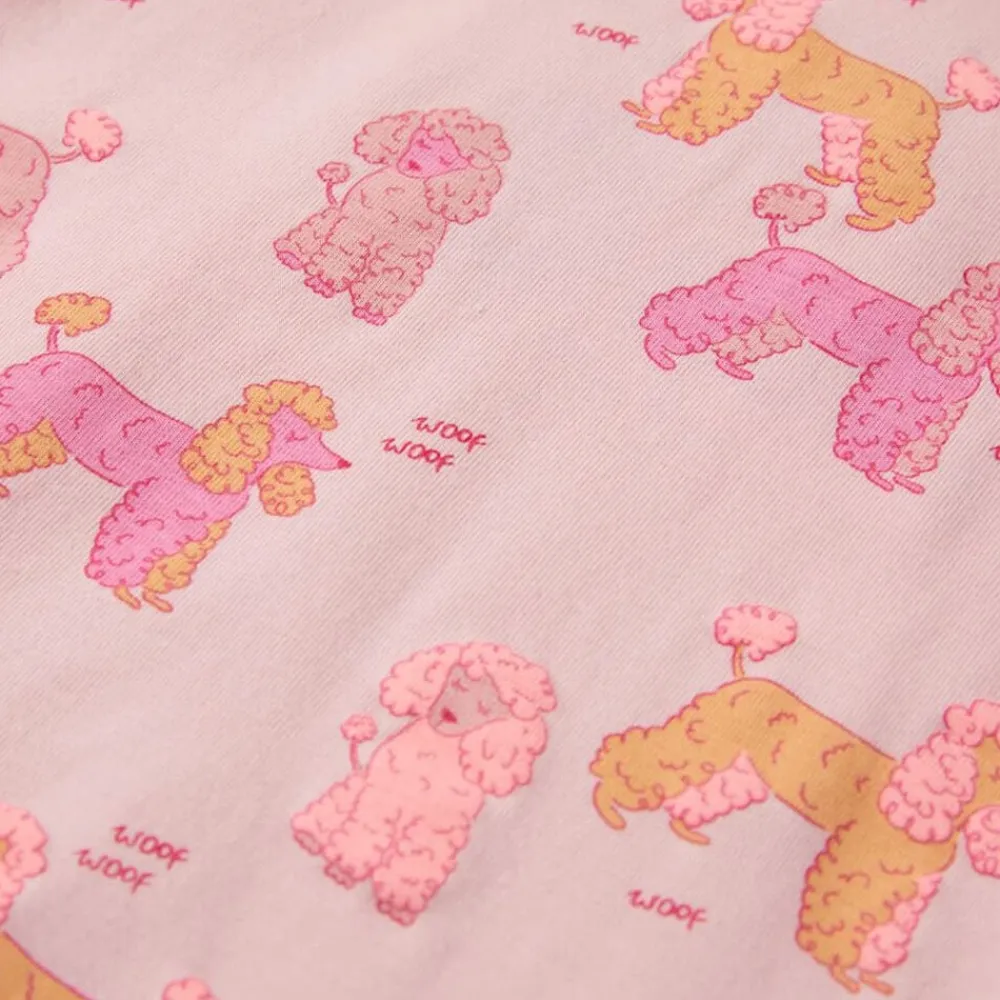 vidaXL Pijama infantil de manga corta rosa claro 92 Outlet