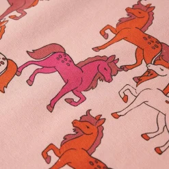 vidaXL Ropa Y Accesorios-Pijama infantil de manga larga rosa claro 92