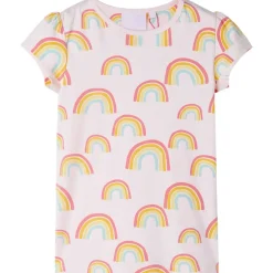 vidaXL Ropa Y Accesorios-Pijama infantil de manga corta rosa suave 92