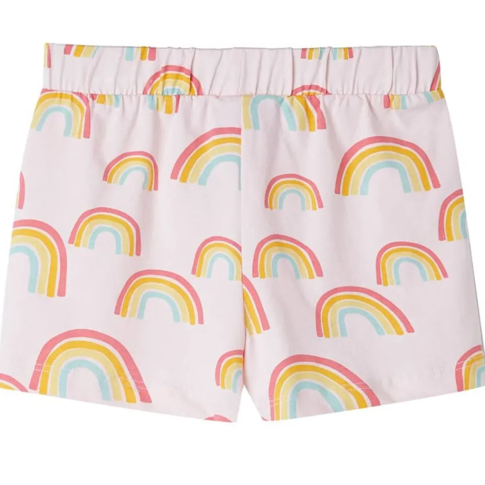 vidaXL Ropa Y Accesorios-Pijama infantil de manga corta rosa suave 92