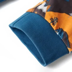 vidaXL Ropa Y Accesorios-Pijama infantil de manga larga coñac 92