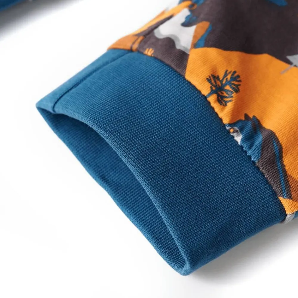 vidaXL Ropa Y Accesorios-Pijama infantil de manga larga coñac 92