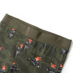vidaXL Ropa Y Accesorios-Pijama infantil de manga larga caqui 92
