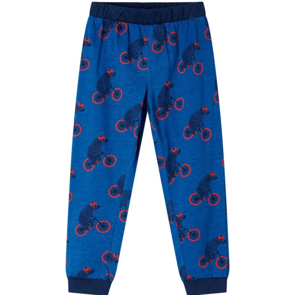 vidaXL Pijama infantil de manga larga petróleo 92 Clearance