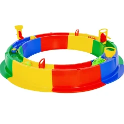 Polesie wader Juguetes-Juego arenero redondo 8 uds y canal 136 cm polipropileno
