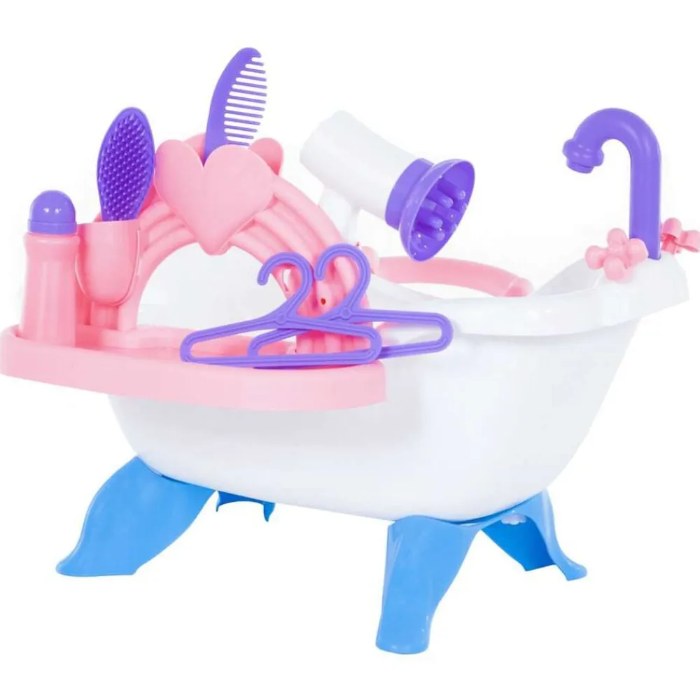 Polesie wader Juego de bañera de muñecas 7 piezas 83x53x41,5 cm Sale