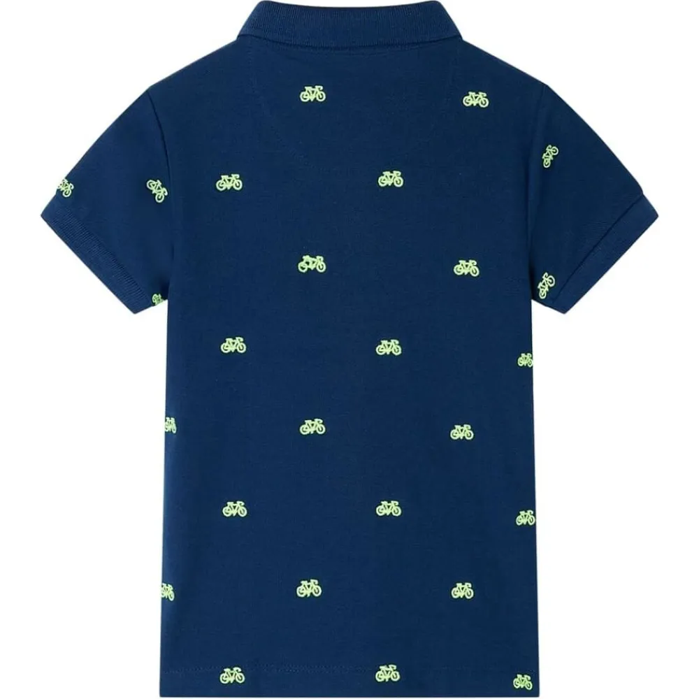 vidaXL Polo de niños 92 Azul marino