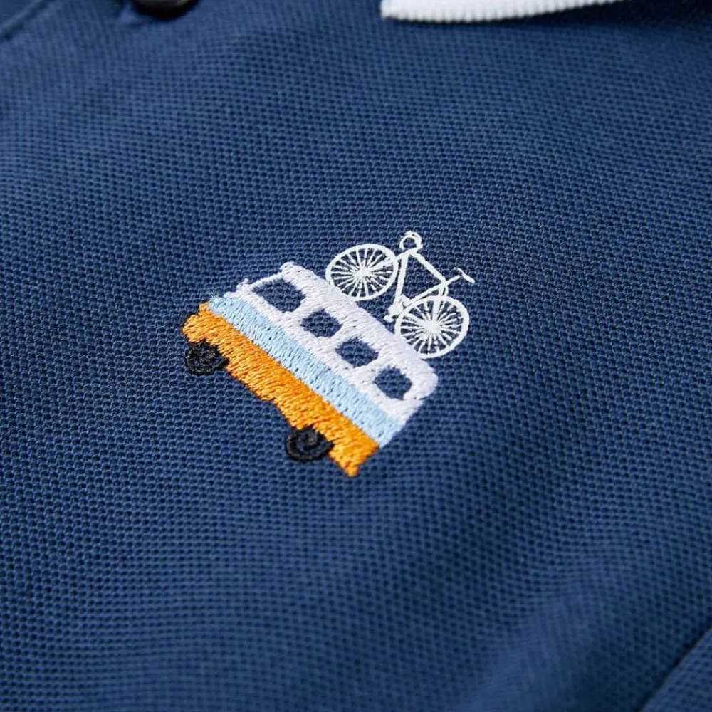 vidaXL Polo infantil azul oscuro 92 Discount