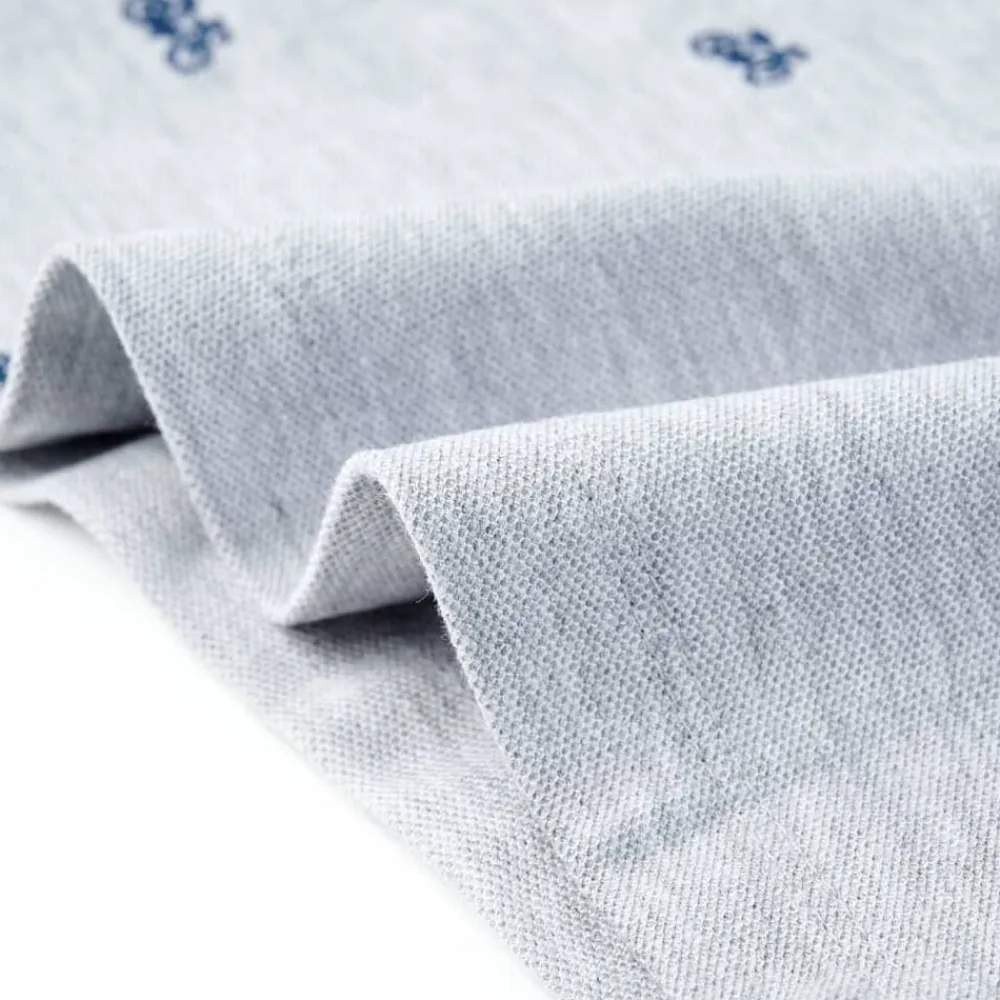 vidaXL Polo infantil melange 92 Gris Discount