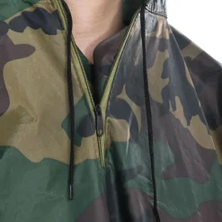 vidaXL Poncho impermeable lluvia ejército para acampar/senderismo Camuflaje Sale
