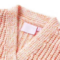 vidaXL Rebeca de punto infantil rosa 104 Best