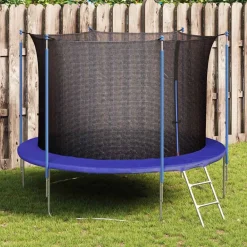 vidaXL Estructuras Para Juegos Al Aire Libre-Red de seguridad para cama elástica redonda 3,05 m