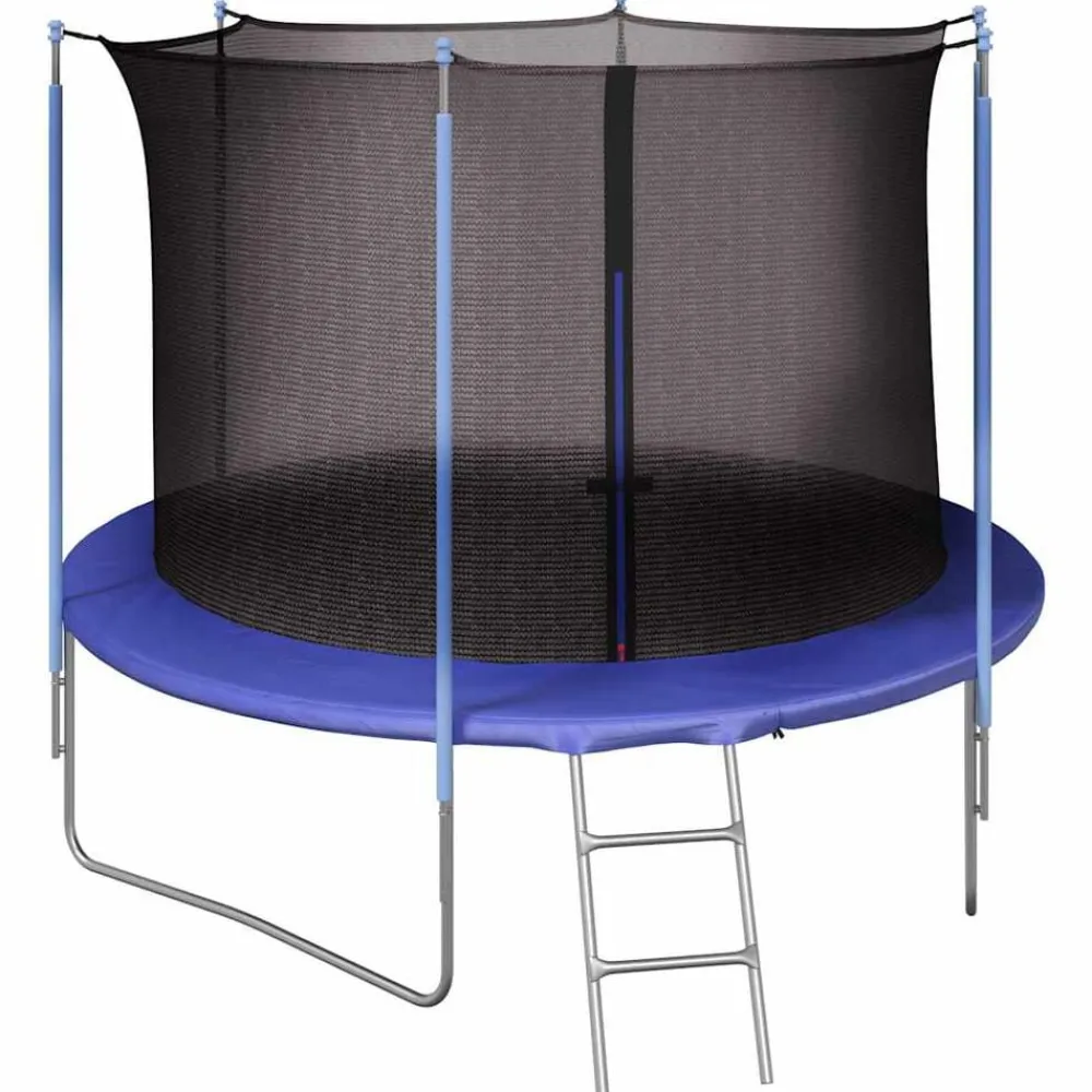 vidaXL Estructuras Para Juegos Al Aire Libre-Red de seguridad para cama elástica redonda 3,05 m