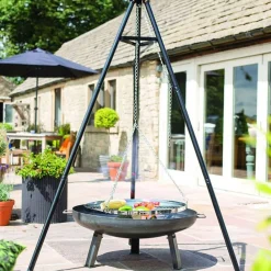 RedFire Cocina Y Comedor-Parrilla con trípode negro 172 cm BBQ TRIPOD