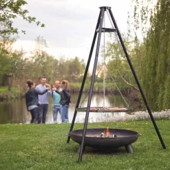 RedFire Cocina Y Comedor-Parrilla con trípode negro 172 cm BBQ TRIPOD