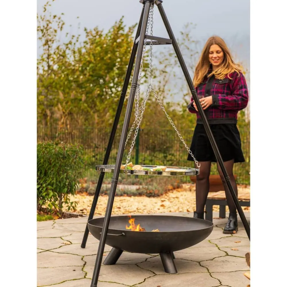RedFire Cocina Y Comedor-Parrilla con trípode negro 172 cm BBQ TRIPOD