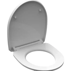 SCHÜTTE Fontanería-Asiento de WC Duroplast con brillo y cierre suave MAGIC LIGHT