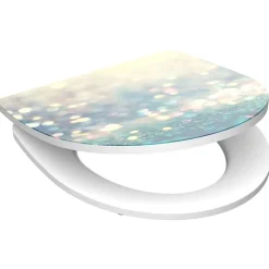 SCHÜTTE Fontanería-Asiento de WC Duroplast con brillo y cierre suave MAGIC LIGHT