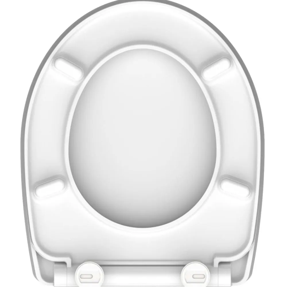 SCHÜTTE Fontanería-Asiento de WC Duroplast con brillo y cierre suave MAGIC LIGHT