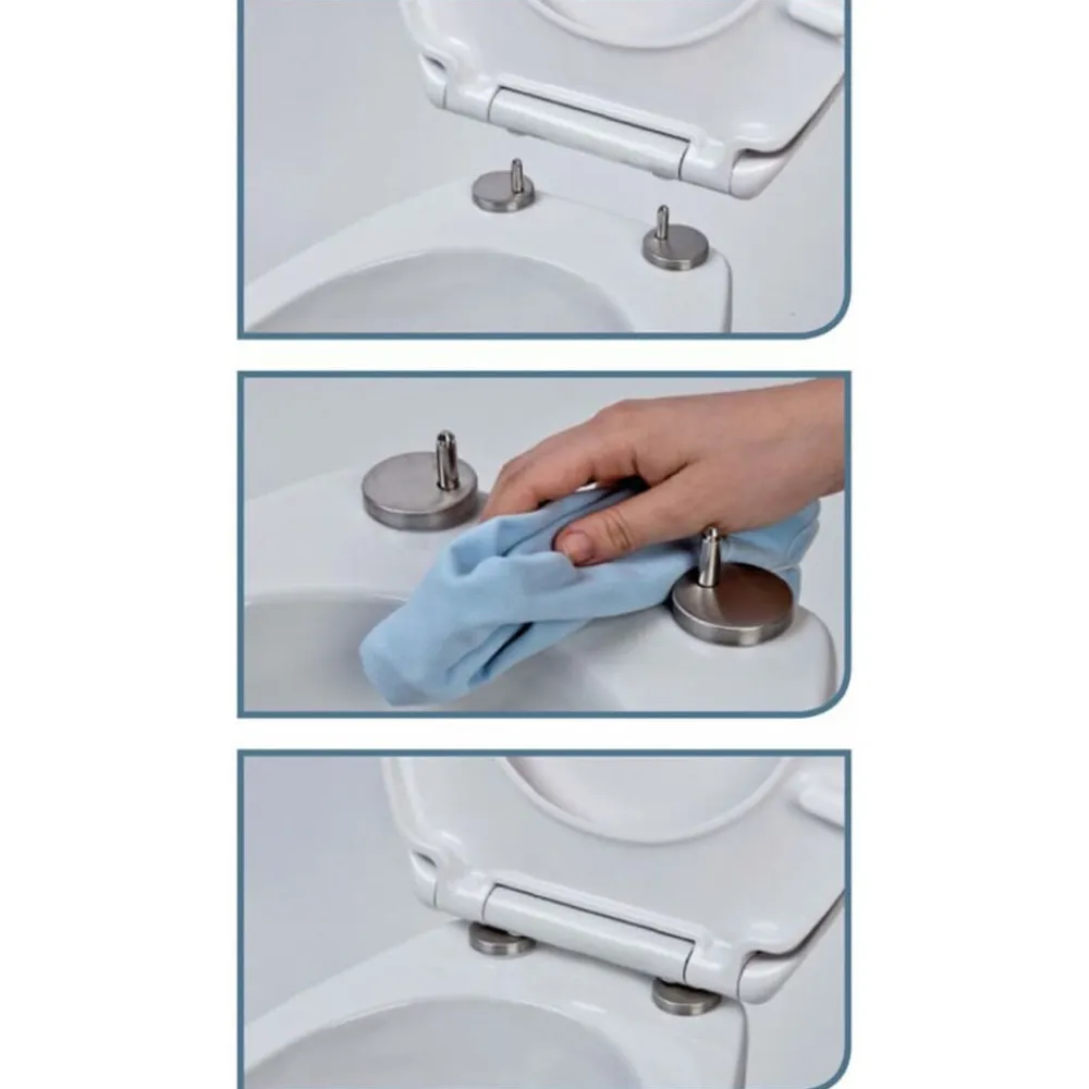 SCHÜTTE Fontanería-Asiento de WC Duroplast con brillo y cierre suave MAGIC LIGHT