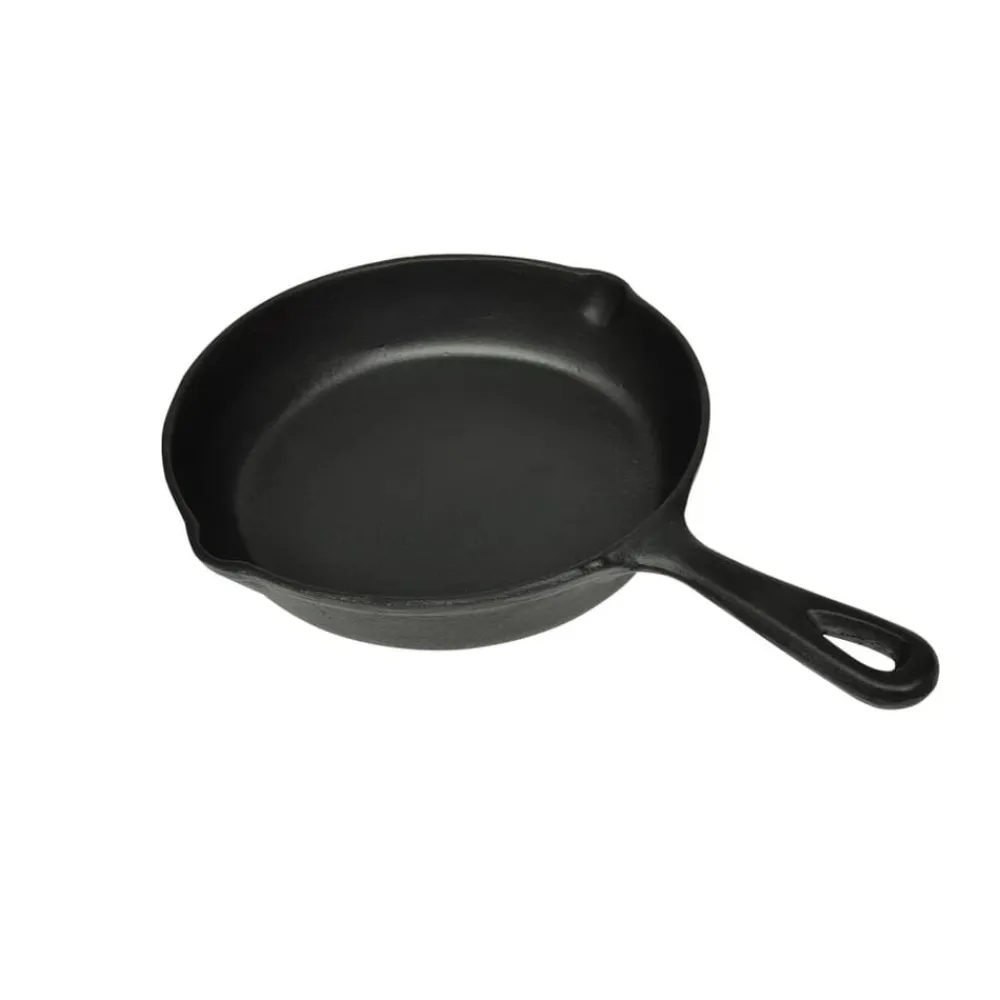 vidaXL Cocina Y Comedor-Set de 3 sartenes grill de hierro fundido