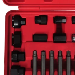 vidaXL Equipo & Herramientas De Taller-set de eliminación de rueda libre del alternador 22 piezas