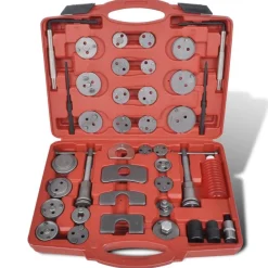 vidaXL Equipo & Herramientas De Taller-Set de herramientas de pinzas de freno traseras, 40 piezas