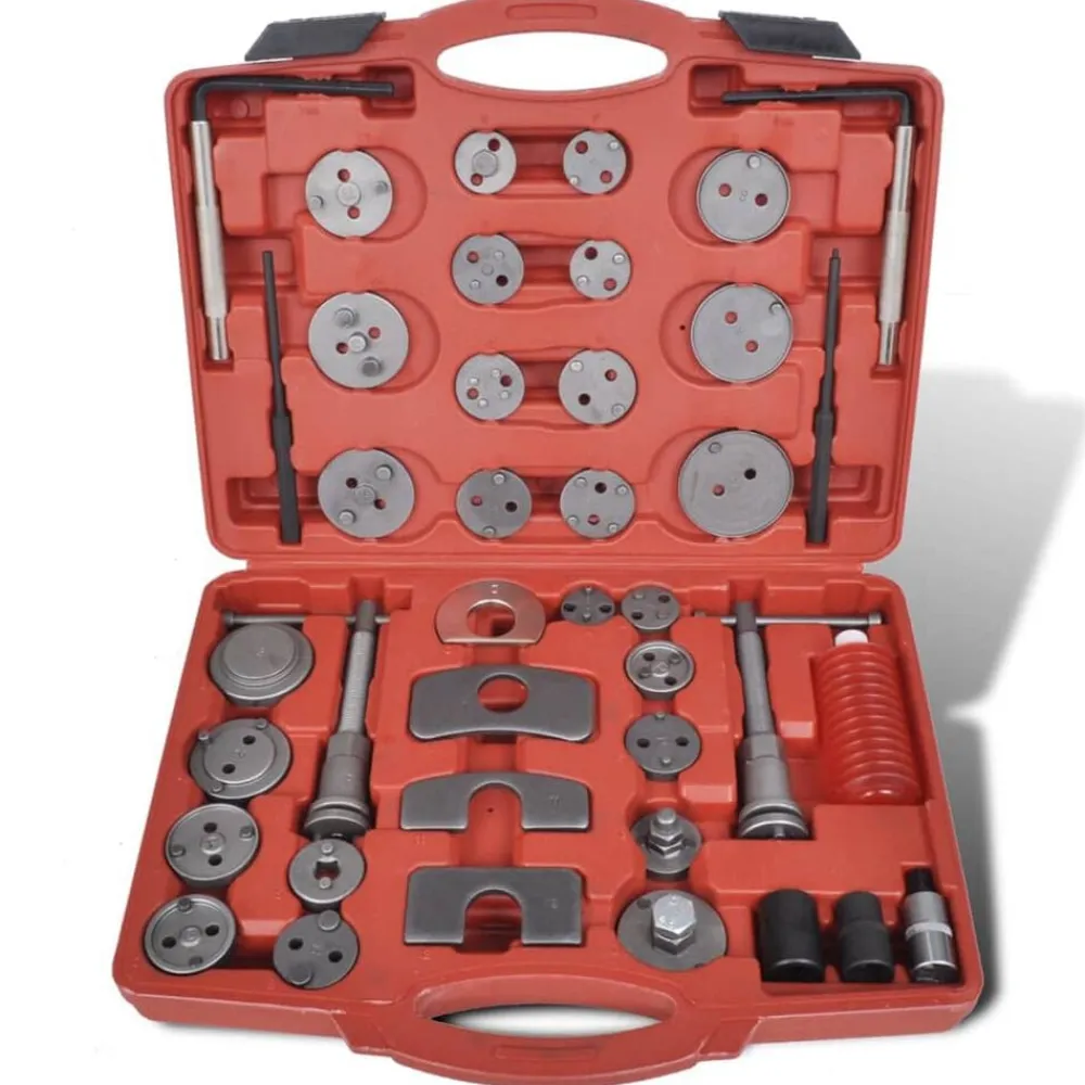 vidaXL Equipo & Herramientas De Taller-Set de herramientas de pinzas de freno traseras, 40 piezas