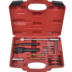 vidaXL Equipo & Herramientas De Taller-Set de herramientas para remover bujías de precalentamiento 16 piezas