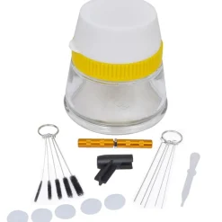 vidaXL Herramientas-Set de limpieza para aerógrafo 3 en 1