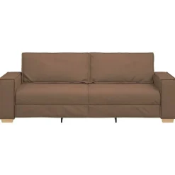 vidaXL Sofá de 3 plazas de tela marrón, 180 cm Marrón Online