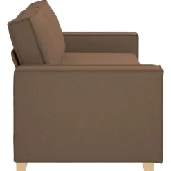 vidaXL Sofá de 3 plazas de tela marrón, 180 cm Marrón Online