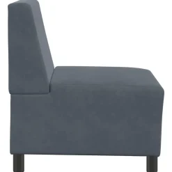 vidaXL Sofás-Sofá modular sin brazos 55 cm terciopelo