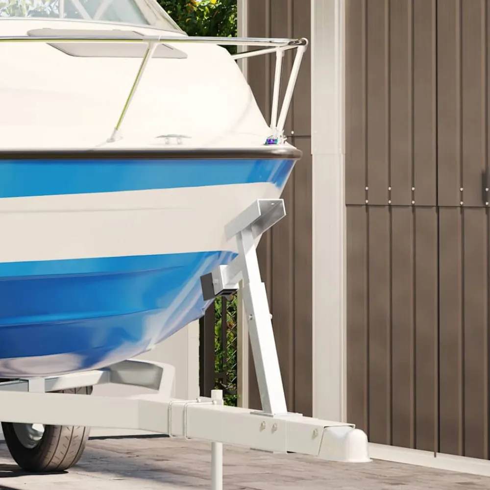 vidaXL Soporte con tope de proa para remolque de barcos New