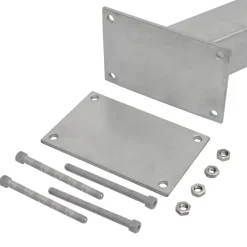 vidaXL Soporte con tope de proa para remolque de barcos New