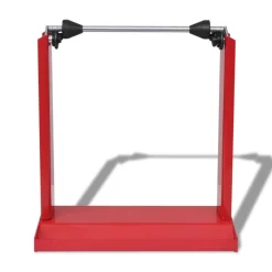 vidaXL Soporte de equilibrio de la rueda de la motocicleta profesional rojo Best