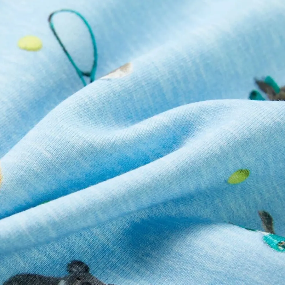 vidaXL Ropa Y Accesorios-Sudadera infantil azul claro mélange 104