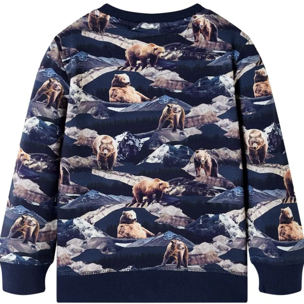 vidaXL Sudadera infantil azul marino 116 Best
