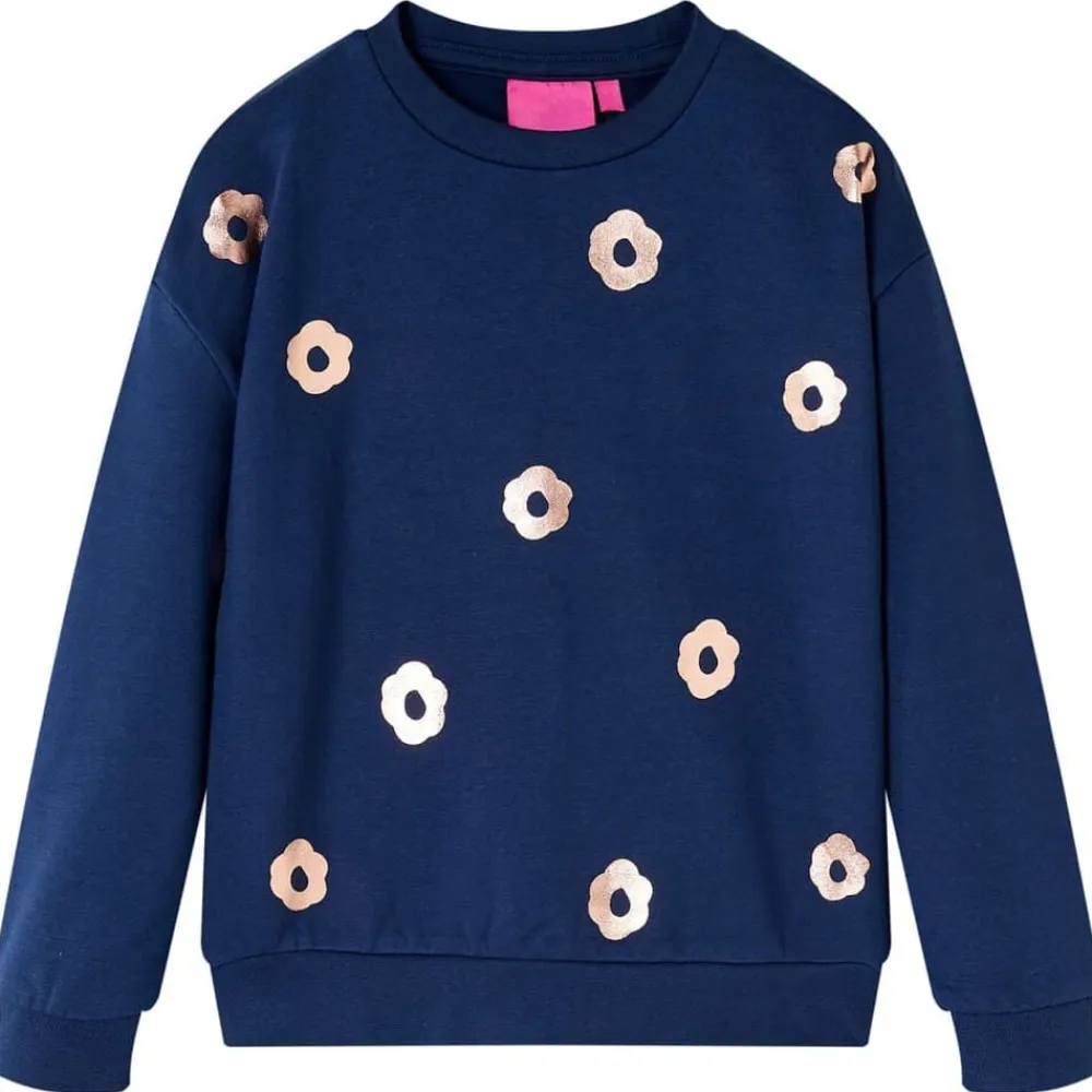 vidaXL Sudadera infantil 104 Azul marino Hot